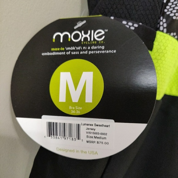 Moxie Cycling Hi-Visibility Tank - Size M - Picture 4 of 8